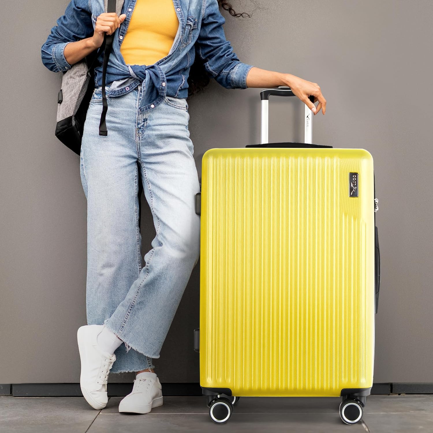 28" Vacay Large Suitcase - Citrine - Image 7
