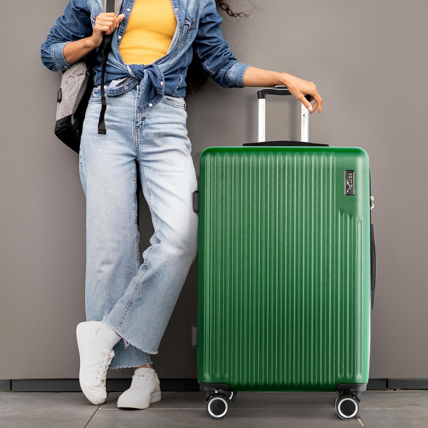 28" Vacay Large Suitcase - Forest - Image 7