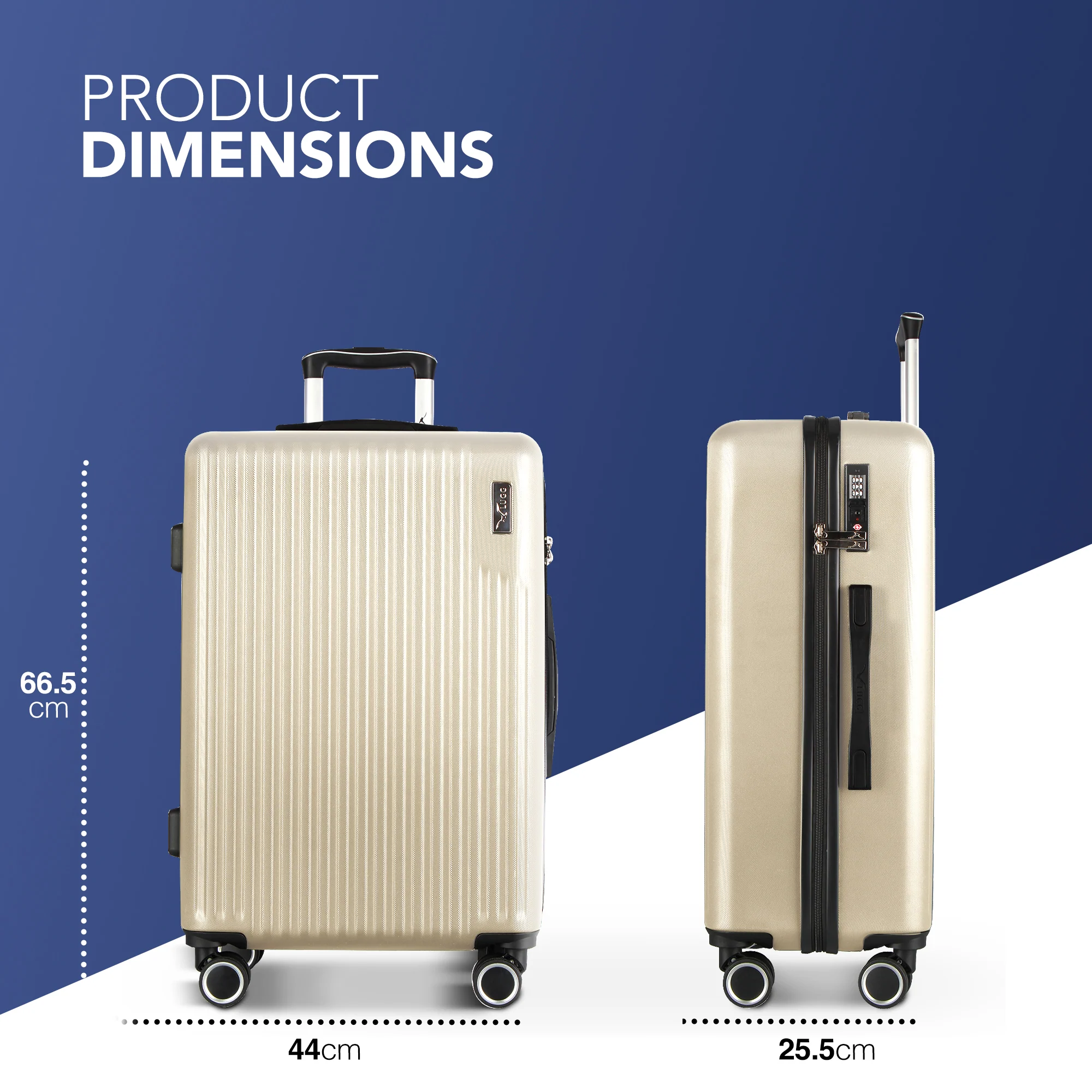 24" Vacay Medium Suitcase - Earth - Image 2