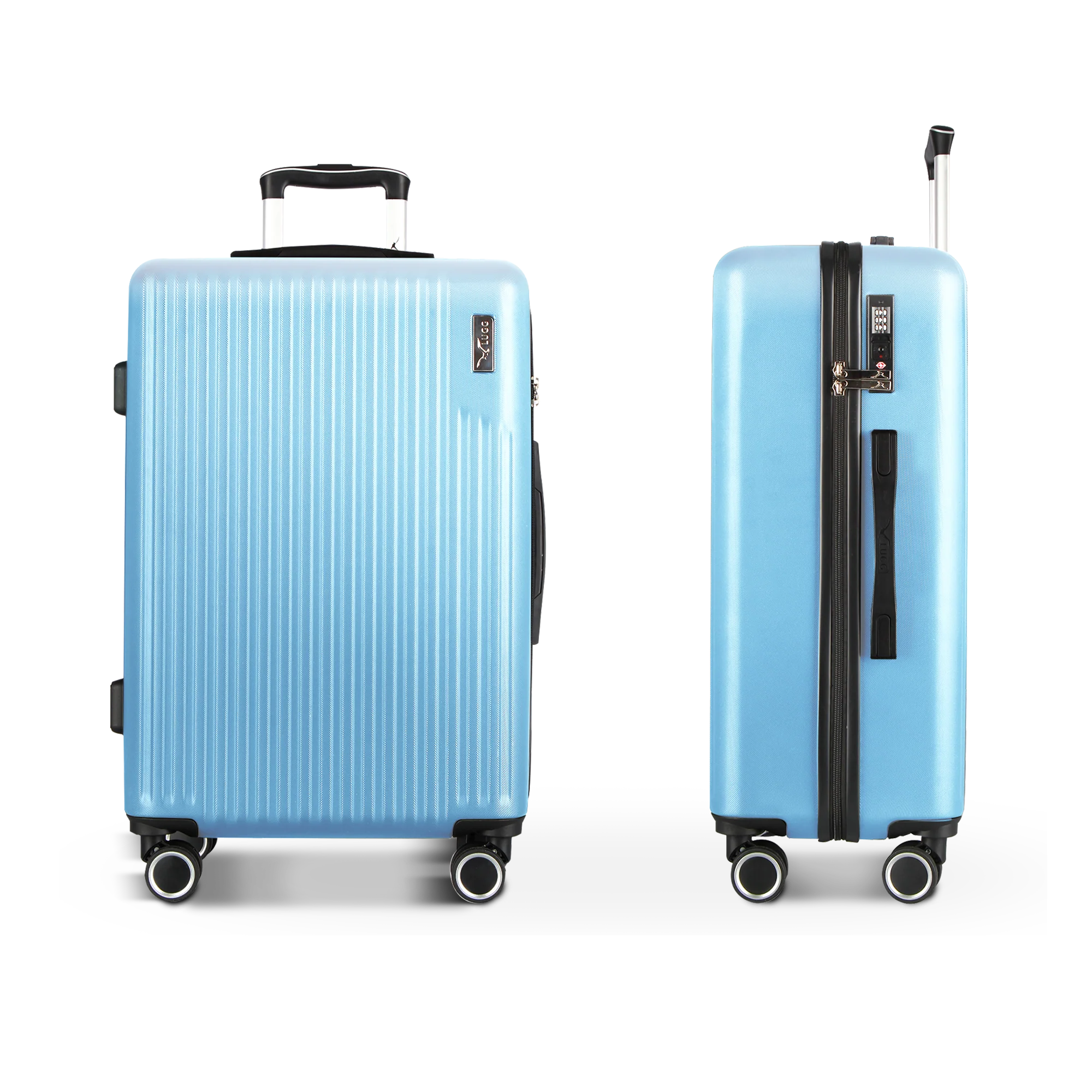 24" Vacay Medium Suitcase - Sky Blue - Image 3
