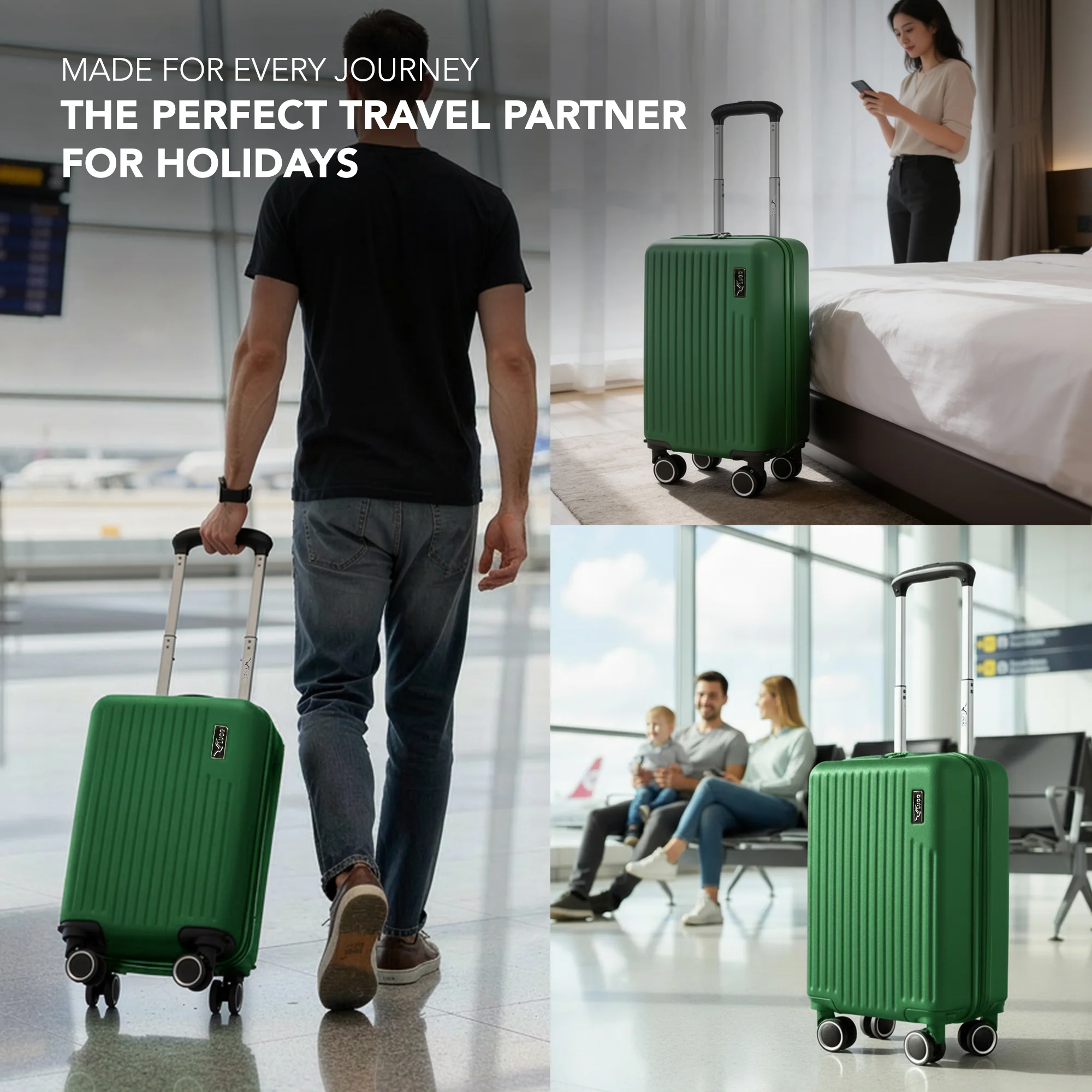 40cm Vacay Underseat Cabin Bag - Forest - Image 10