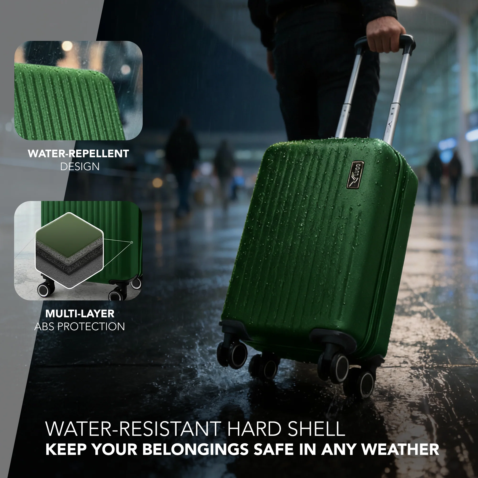 40cm Vacay Underseat Cabin Bag - Forest - Image 4