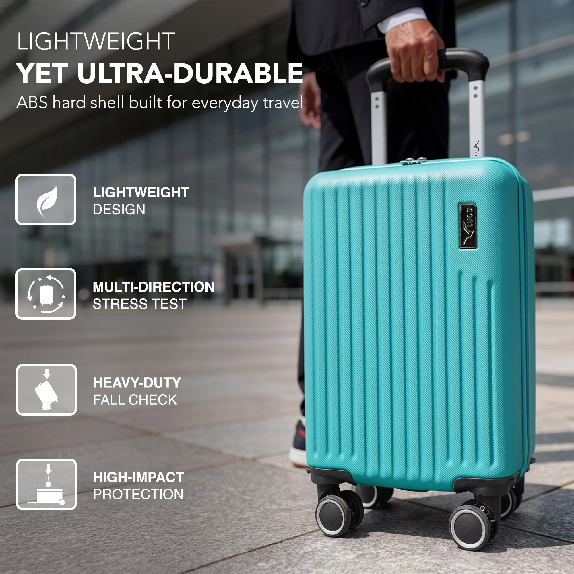 40cm Vacay Underseat Cabin Bag - Ocean - Image 3
