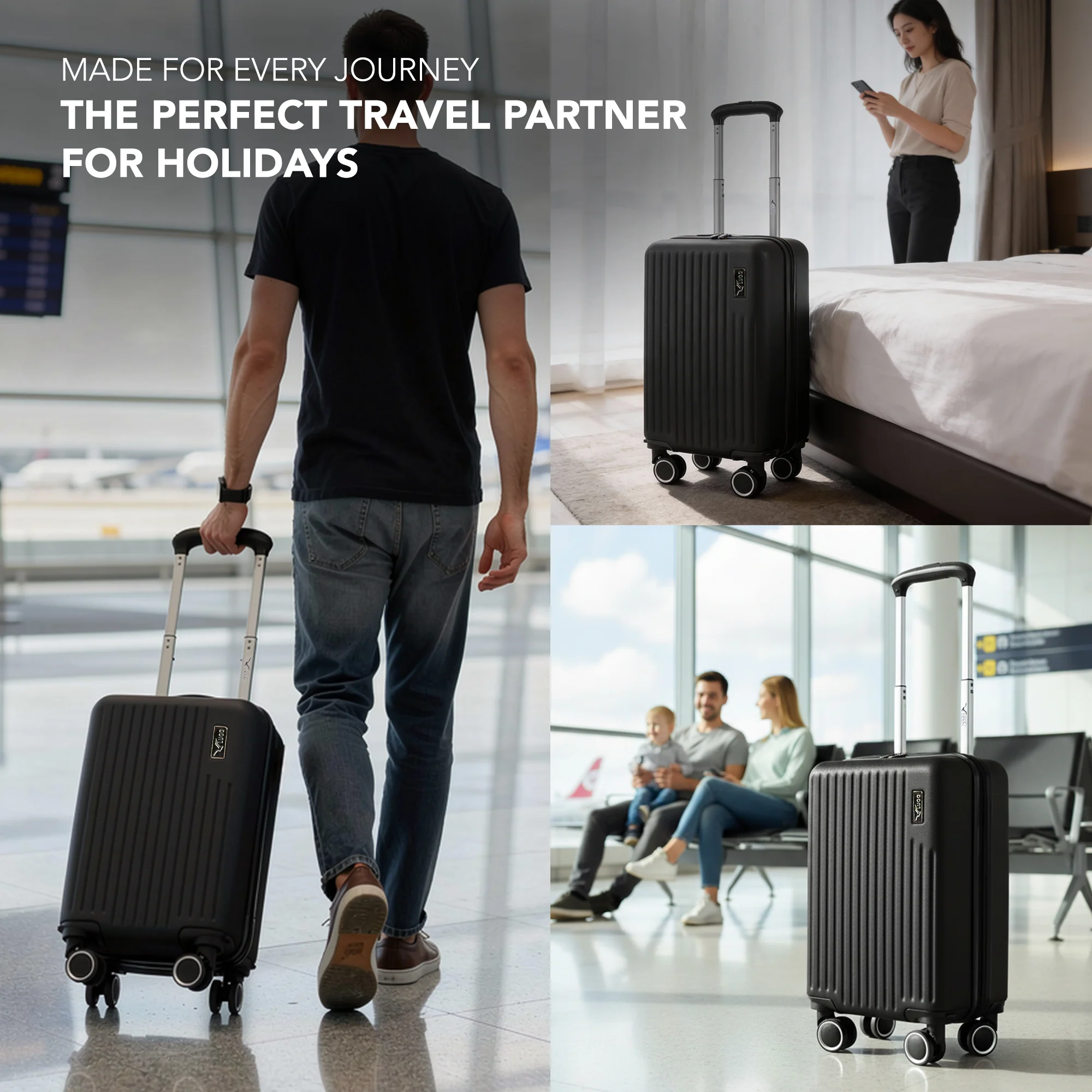 40cm Vacay Underseat Cabin Bag - Shadow - Image 10