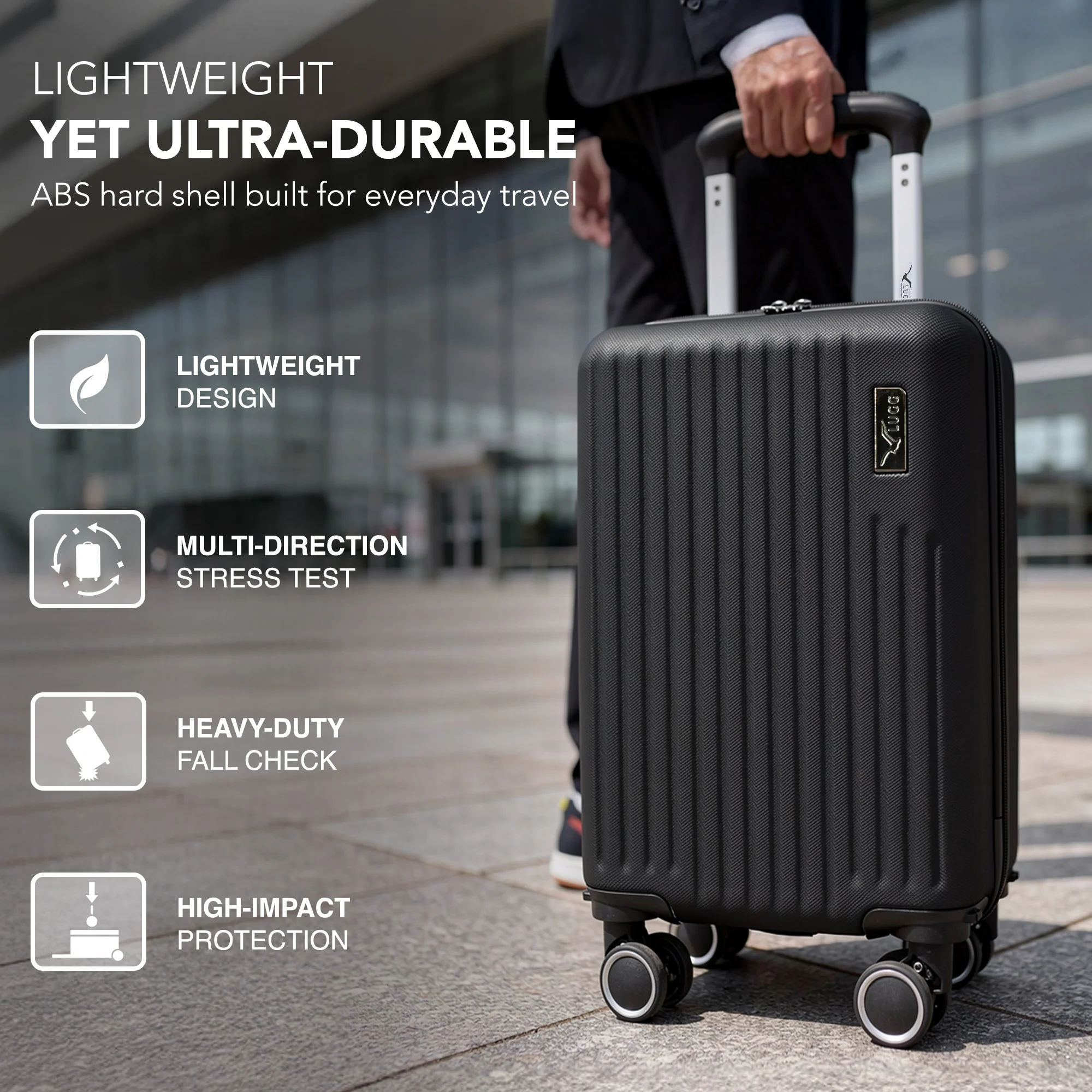 40cm Vacay Underseat Cabin Bag - Shadow - Image 3