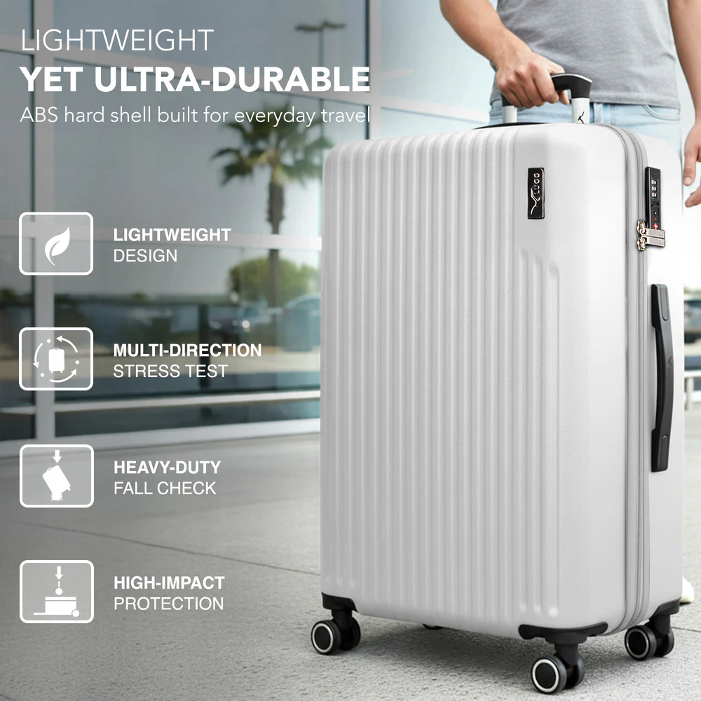 32" Vacay XL Suitcase - Pearl - Image 3