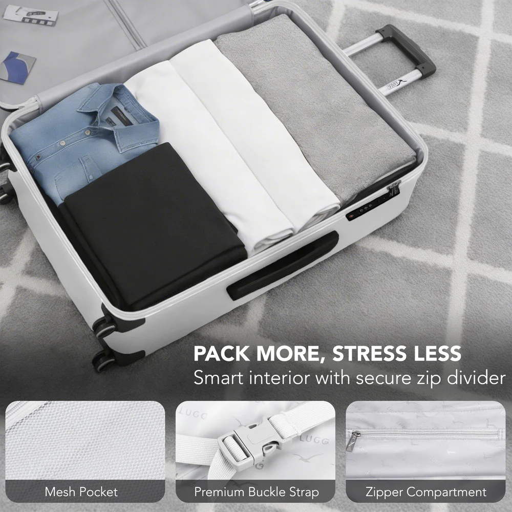 32" Vacay XL Suitcase - Pearl - Image 8