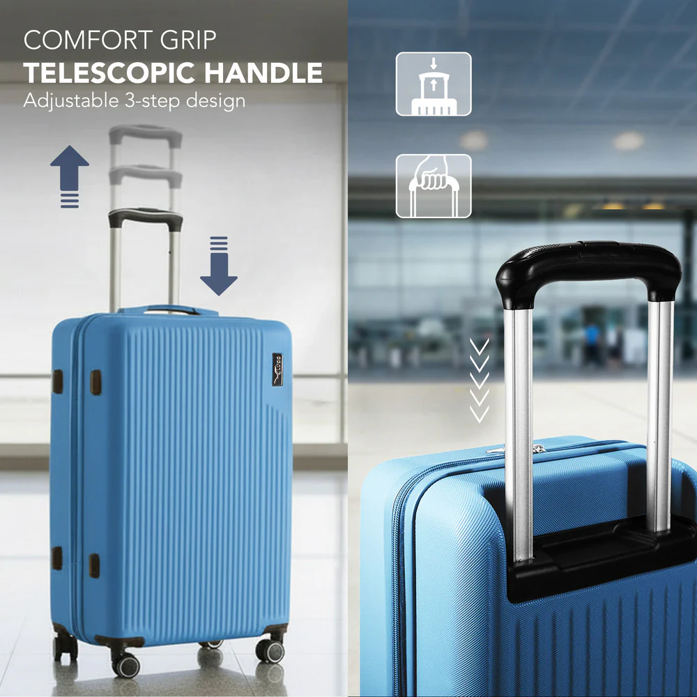 32" Vacay XL Suitcase - Sky Blue - Image 7
