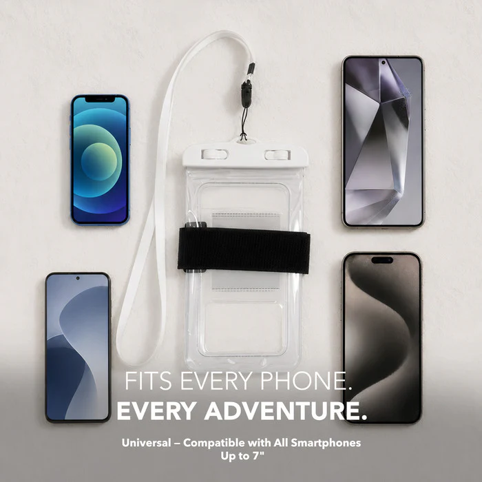 Waterproof Phone Pouch - IPX8 Swim Case & Strap - Image 5
