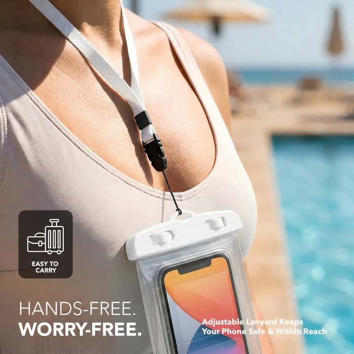 Waterproof Phone Pouch - IPX8 Swim Case & Strap - Image 6